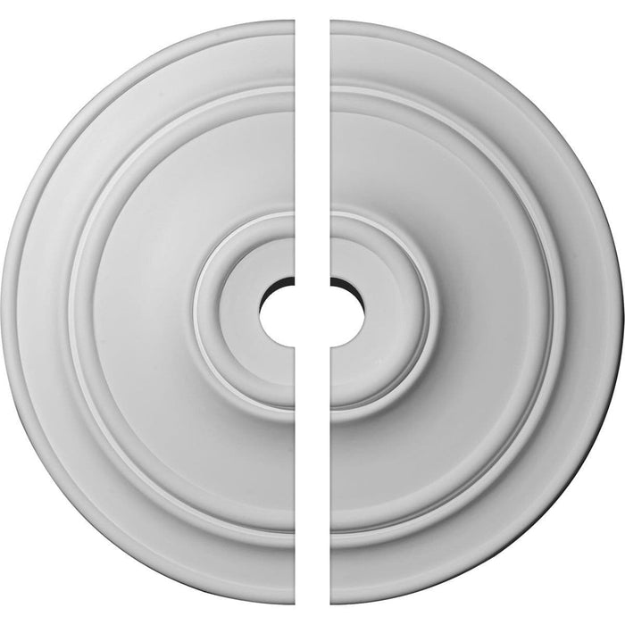 Classic Ceiling Medallion, Two Piece (Fits Canopies up to 10")40 1/4"OD x 5"ID x 3 1/8"P
