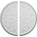 Ceiling Medallion, Two Piece (Fits Canopies up to 2")40"OD x 2"ID x 1 7/8"P Medallions - Urethane White River Hardwoods   