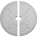 Ceiling Medallion, Two Piece (Fits Canopies up to 7 7/8")40 5/8"OD x 5 1/2"ID x 1 3/4"P Medallions - Urethane White River Hardwoods   