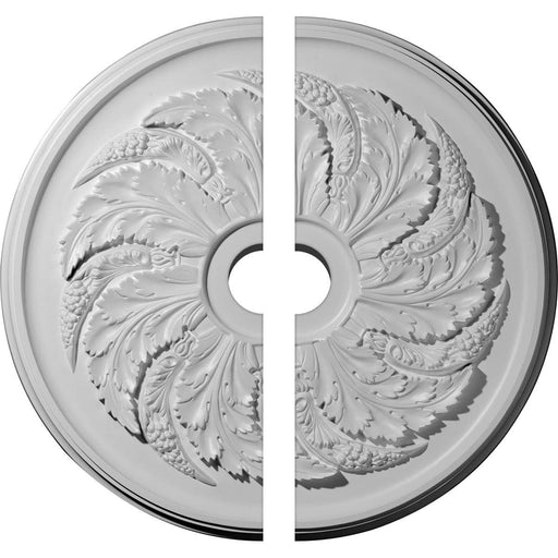 Ceiling Medallion, Two Piece (Fits Canopies up to 9")42 1/8"OD x 6"ID x 1 7/8"P Medallions - Urethane White River Hardwoods   
