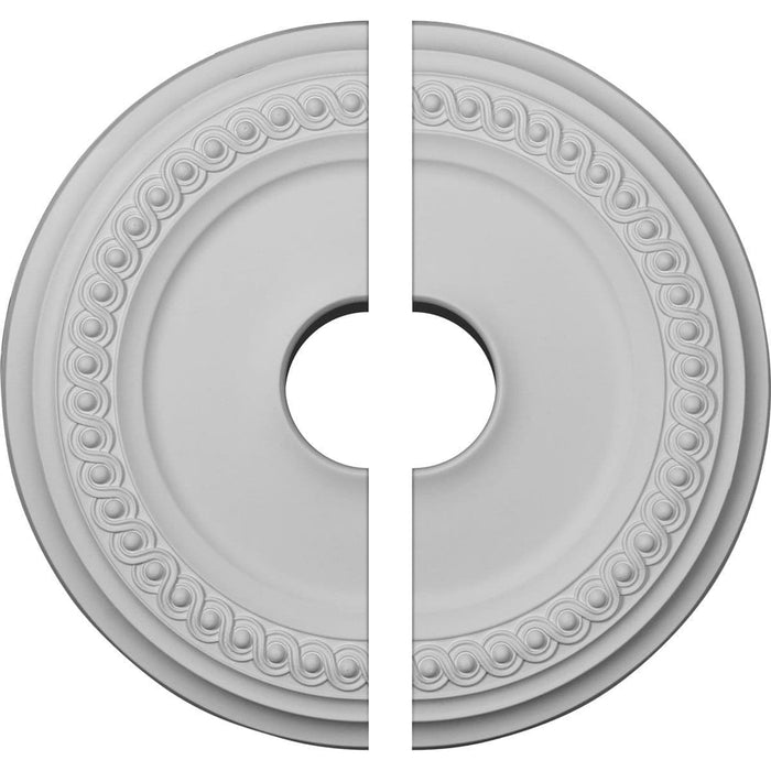 Ceiling Medallion, Two Piece (Fits Canopies up to 12 3/4")18 5/8"OD 4"ID x 1 1/8"P