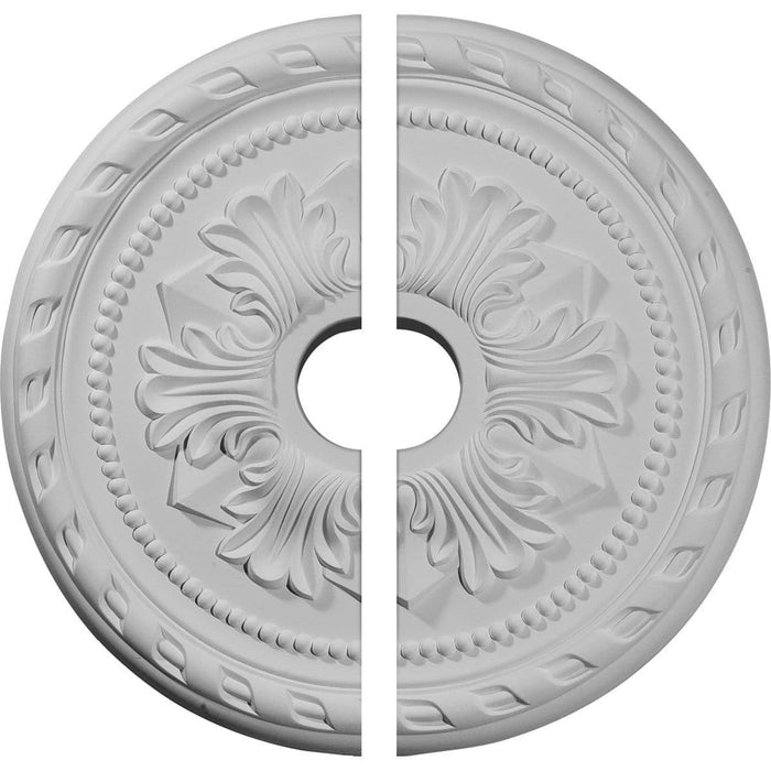 Ceiling Medallion, Two Piece (Fits Canopies up to 5")20 7/8"OD x 3 5/8"ID x 1 5/8"P