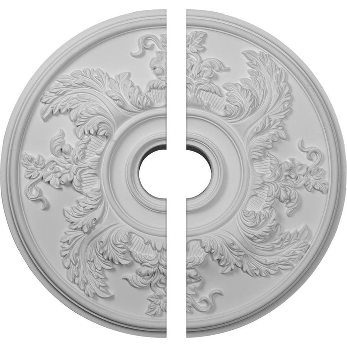 Twist Ceiling Medallion, Two Piece (Fits Canopies up to 8 3/8")23 5/8"OD x 4 5/8"ID x 1 7/8"P
