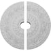 Ceiling Medallion, Two Piece (Fits Canopies up to 3 1/2")23 1/2"OD x 3 1/2"ID x 2 1/8"P Medallions - Urethane White River Hardwoods   