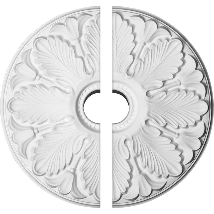 Ceiling Medallion, Two Piece (Fits Canopies up to 4 5/8")24 1/2"OD x 3 1/2"ID x 1"P