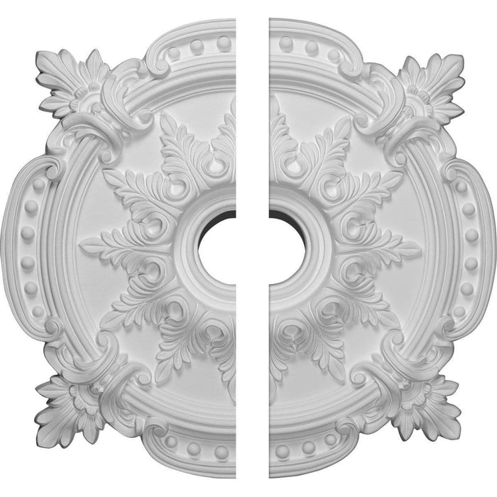 Medallón de techo clásico, dos piezas (se adapta a marquesinas de hasta 6 1/2")28 3/8"OD x 3 3/4"ID x 1 5/8"P