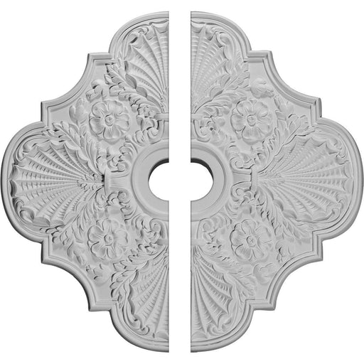 Ceiling Medallion, Two Piece (Fits Canopies up to 6 1/4")29"OD x 3 5/8"ID x 1 3/8"P Medallions - Urethane White River Hardwoods   