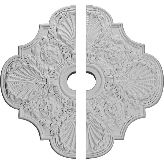 Ceiling Medallion, Two Piece (Fits Canopies up to 6 1/4")29"OD x 3 5/8"ID x 1 3/8"P