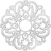 Ceiling Medallion (Comes in 4 separate pieces), 24"OD x 5"ID x 1"P Medallions - Urethane White River Hardwoods   