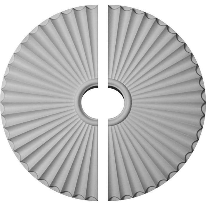 Ceiling Medallion, Two Piece (For Canopies up to 6")29 1/2"OD x 2"P
