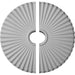 Ceiling Medallion, Two Piece (For Canopies up to 6")29 1/2"OD x 2"P Medallions - Urethane White River Hardwoods   