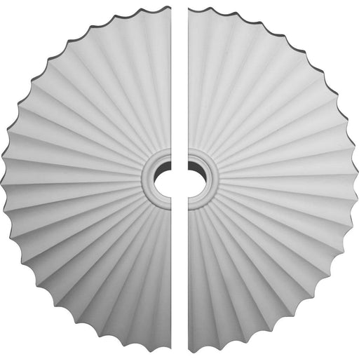 Ceiling Medallion, Two Piece (For Canopies up to 6")47 5/8"OD x 2"P Medallions - Urethane White River Hardwoods   