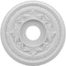 Thermoformed PVC Ceiling Medallion (Fits Canopies up to 6 1/2"), 16"OD x 3 1/2"ID x 1"P Medallions - Urethane White River Hardwoods   