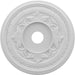 Thermoformed PVC Ceiling Medallion (Fits Canopies up to 7 3/4"), 19"OD x 3 1/2"ID x 1"P Medallions - Urethane White River Hardwoods   