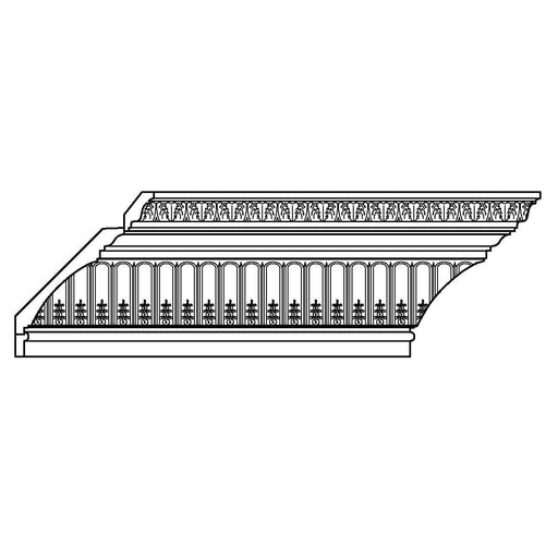 LCD8572 = CM8783, CM8826, PM616, 9 1/4"h x 7 3/4"d LCD Crown Mouldings White River Hardwoods   