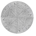 Italian Medallion, Plaster, 66"w x 66"h x 2"d, Sold as 4 pieces. Made To Order Medallions - Plaster White River Hardwoods   
