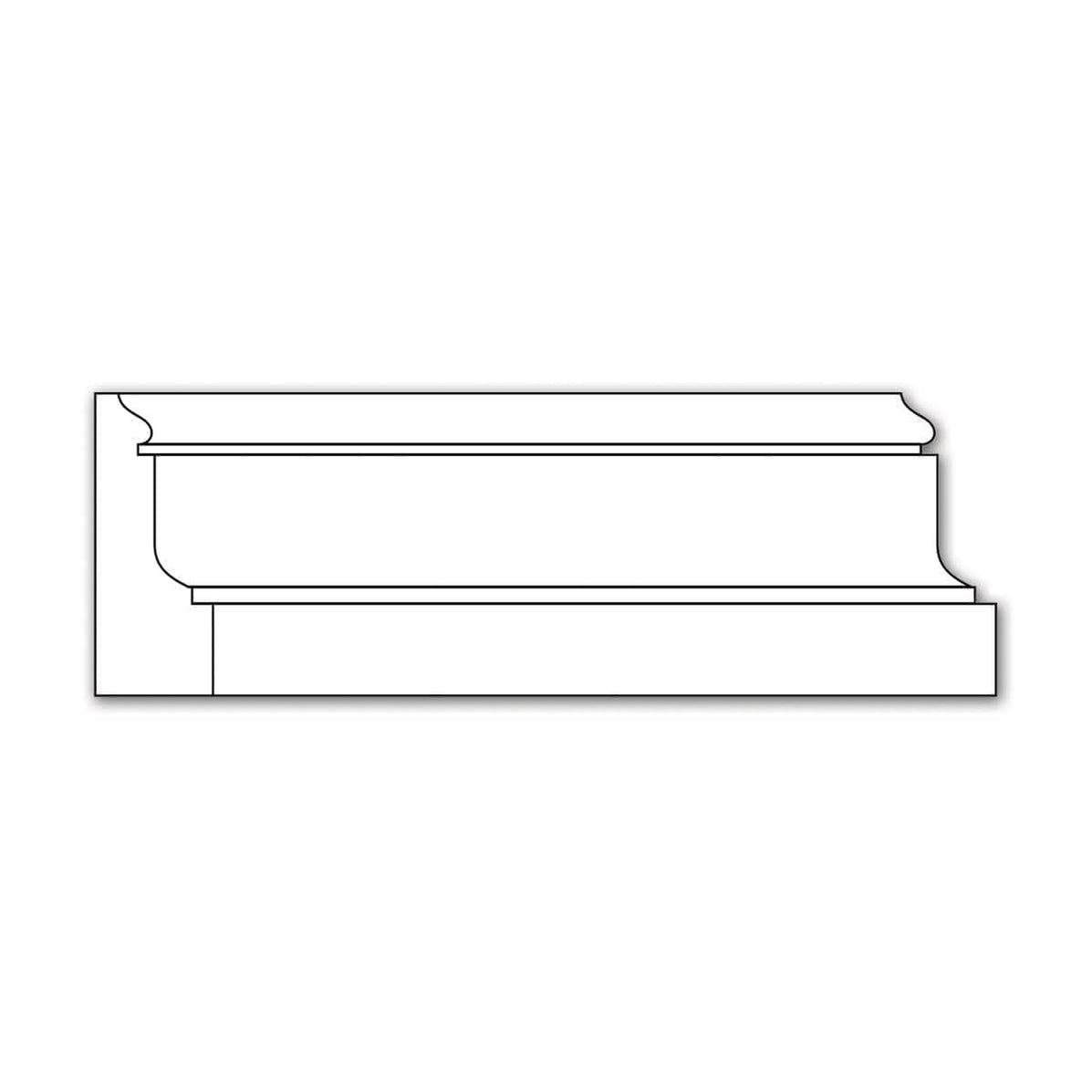 Traditional Panel Moulding, 2''w x 3/4''d — White River Hardwoods