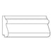Traditional Panel Moulding (Lips 1/4), 3''w x 3/4''d Panel Mouldings White River Hardwoods   