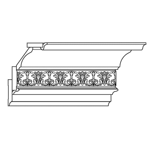 LCD - PM580, DS1X4, CO705, FR8982, PM580, B403, 12"h x 7 3/8"d LCD Crown Mouldings White River Hardwoods   