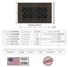 Arts and Crafts Grille for Duct Size of 4"- Please allow 1-2 weeks. Decorative Grilles White River - Interior Décor Antique Cherry Duct Size: 4"x 6"( 6"x 8"overall ) 