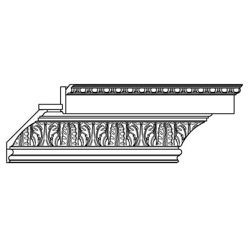 LCD8562 = CM8863, CDS1x4, DS1x4, CM8853, PM603, 11 5/8"h x 10 1/8"d LCD Crown Mouldings White River Hardwoods   