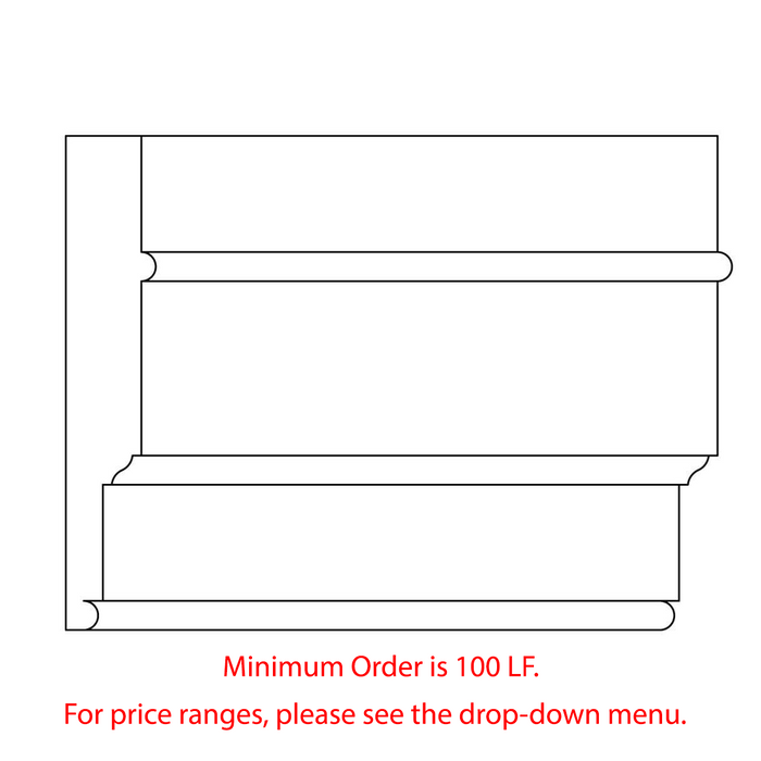 Custom Architrave, 1 1/8"w x 6 1/8"d Custom Mouldings White River Hardwoods   