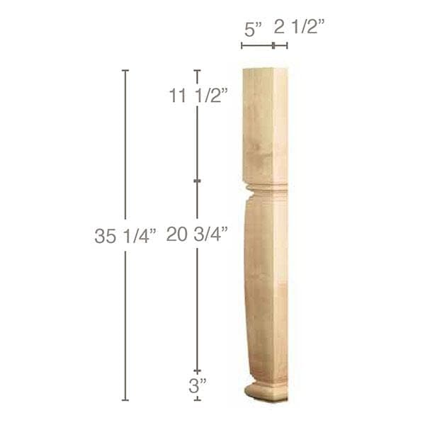 Square English Estate Column Half, 1 Pair 5
