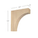 Contemporary Overhang Bar Bracket Corbel, 3"w x 10"h x 10"d Carved Corbels White River Hardwoods   
