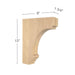 Cavetto Large Bar Bracket, 1  3/4"w x 12"h x 8"d Carved Corbels White River Hardwoods   