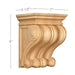 Classic Corbel, 7''w x 9''h x 5 1/2''d Carved Corbels White River Hardwoods Lindenwood  