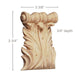 Large Acanthus Spool Corbel, (Sold 2 per card, complements large capitals and 3 1/2" friezes), 3 3/8''w x 3 3/4''h x 3/4''d Carved Onlays White River Hardwoods Maple  