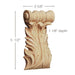 Medium Acanthus Spool Corbel, (Sold 2 per card, complements med capitals and 5 1/4" friezes) 2 5/8''w x 5 1/2''h x 1 1/8''d Carved Onlays White River Hardwoods   