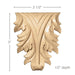Extra Small Acanthus Leaf, (Sold 2 per card, Fits CRV5582), 2 1/2''w x 3''h x 1/2''d Carved Onlays White River Hardwoods Maple  