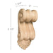 Medium Scrolled Corbel (Sold 2 per card), 3''w x 5 1/2''h x 1 3/4''d Carved Corbels White River Hardwoods Maple  