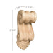 Petite Scrolled Corbel(Sold 4 per card), 1 1/2''w x 2 3/4''h x 7/8''d Carved Corbels White River Hardwoods Maple  