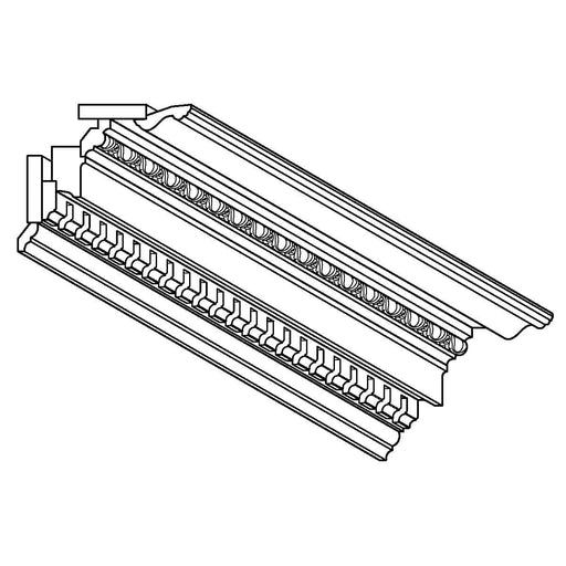 LCD8594 = CH610, DS1X4, CM8790, CO703, DE171, DS1X4, CR840, 7 5/8"h x 9"d LCD Crown Mouldings White River Hardwoods   