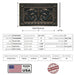 Arts and Crafts Grille for Duct Size of 4"- Please allow 1-2 weeks. Decorative Grilles White River - Interior Décor Dark Bronze Duct Size: 4"x 6"( 6"x 8"overall ) 