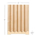 Extra Large Fluted Pilaster, 5"w x 3/4"d x 8' length, Resin is priced per 8' length Carved Mouldings White River Hardwoods Maple  