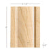 Traditional Pilaster Large, 4 1/4''w x 3/4''d x 8' length, Resin is priced per 8' length Carved Mouldings White River Hardwoods   