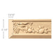 Sicilian Frieze(Repeats 9 1/4), 3 1/2''w x 13/16''d x 8' length, Resin is priced per 8' length Carved Mouldings White River Hardwoods Maple  