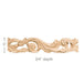 Pierced Acanthus Scrolls Frieze (repeat 13), 3"w x 3/4"d x 8' length, Resin is priced per 8' length Carved Mouldings White River Hardwoods Maple  