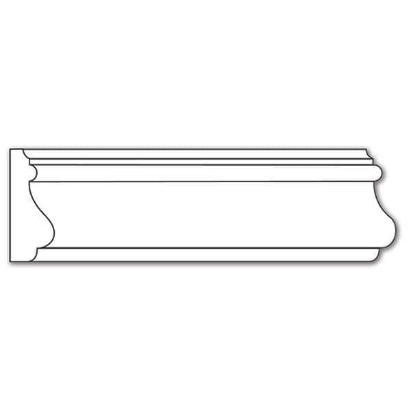Traditional Panel Moulding, 1 3/4''w x 11/16''d — White River Hardwoods