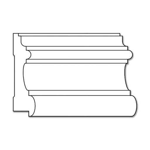 Panel Mould, 4"w x 1 1/16"d, (lips 3/4") Panel Mouldings White River Hardwoods   