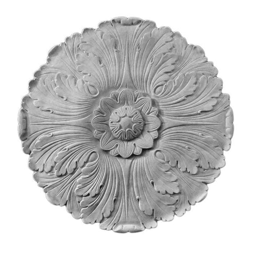 French Medallion, Plaster, 17 1/2"w x 17 1/2"h x 5/8"d, Made To Order Medallions - Plaster White River Hardwoods   
