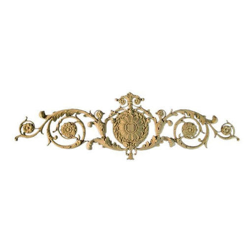 Renaissance Cartouche, 48 1/2"w x 15"h x 1/2"d, Made To Order, Minimum Order Amount $300 Onlays - Composition Ornament White River Hardwoods   