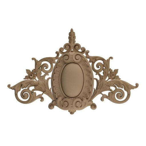 French Renaissance Cartouche, 37"w x 24"h x 1 5/8"d, Made To Order, Minimum Order Amount $300 Onlays - Composition Ornament White River Hardwoods   