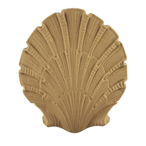 Colonial Shell Onlay, 3 3/8"w x 3 3/4"h x 3/8"d, Made To Order, Minimum Order Amount $300 Onlays - Composition Ornament White River Hardwoods   