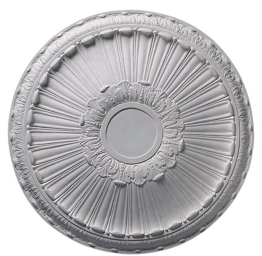 Acanthus & Tongue (7 Center), 34'' dia. x 3 3/8''d, Made To Order, Minimum Order Amount $300 Plaster Medallions White River Hardwoods   