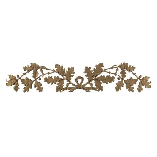 French Renaissance Oak Leaf Branches Onlay, 23 3/4"w x 4 3/4"h x 1/4"d, Made To Order, Minimum Order Amount $300 Onlays - Composition Ornament White River Hardwoods   