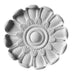 Roman Medallion, Plaster, 9 1/2"w x 9 1/2"h x 1 1/2"d, Made To Order Medallions - Plaster White River Hardwoods   